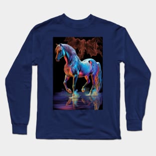 Farm Horse Art Long Sleeve T-Shirt